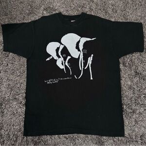 Vintage Art T Shirt elefant by Philip Landry